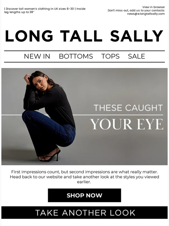 We saw you looking at these...