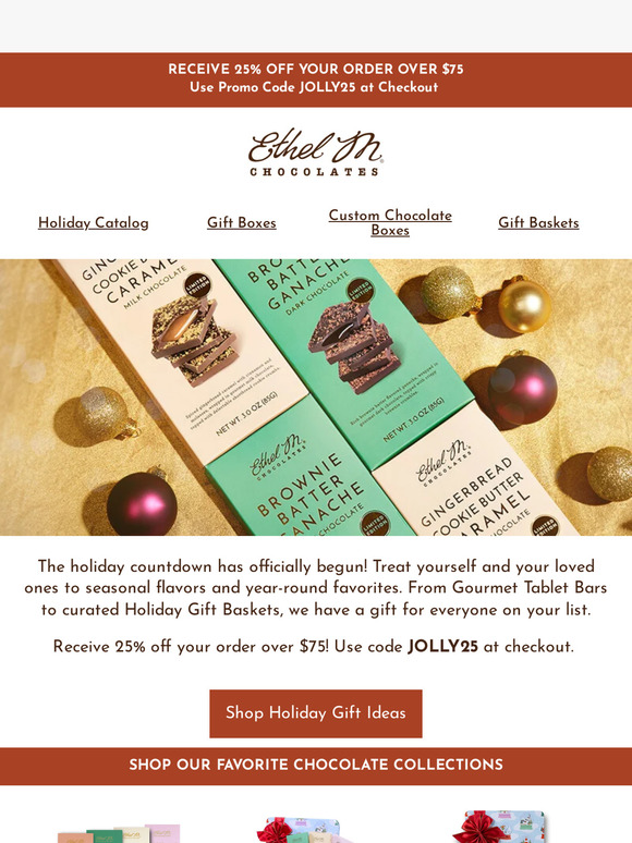 Ethel M Chocolates: There’s 14 Days Until Christmas⌛ | Milled