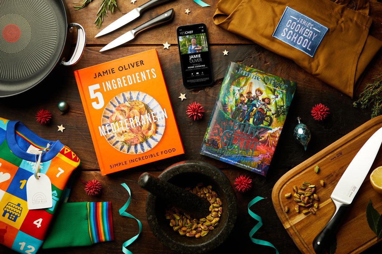 An array of Jamie Oliver products 