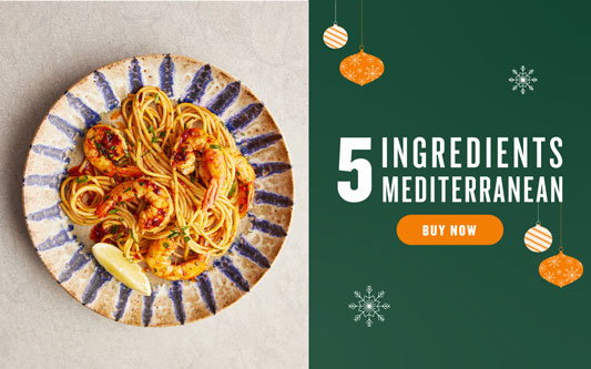 Buy Jamie's new book, 5 ingredient's Mediterranean now