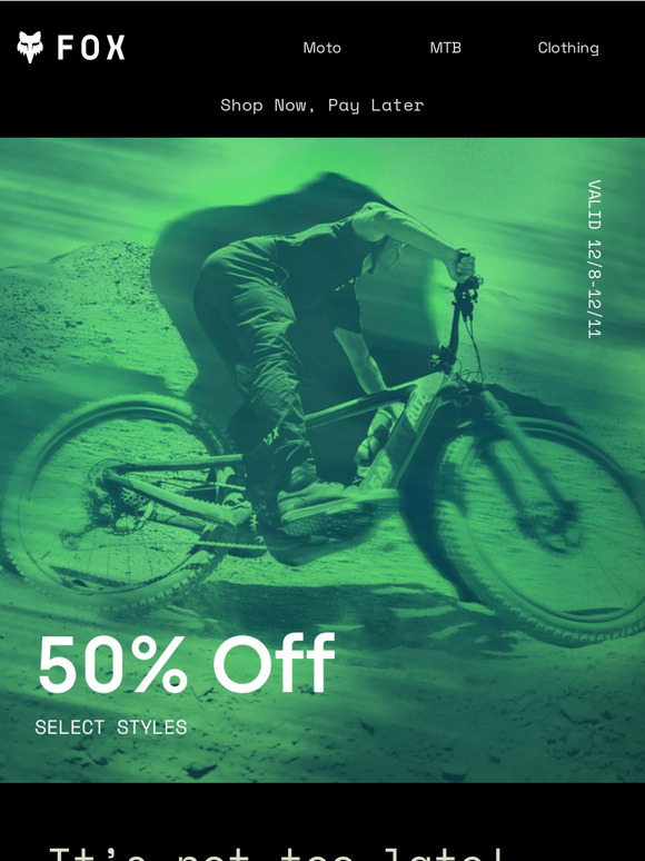 Free Shipping + 50% Off Select Styles Today Only!