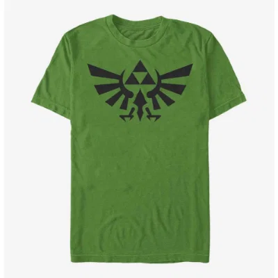 Zelda Black Hyrule Crest T-Shirt
