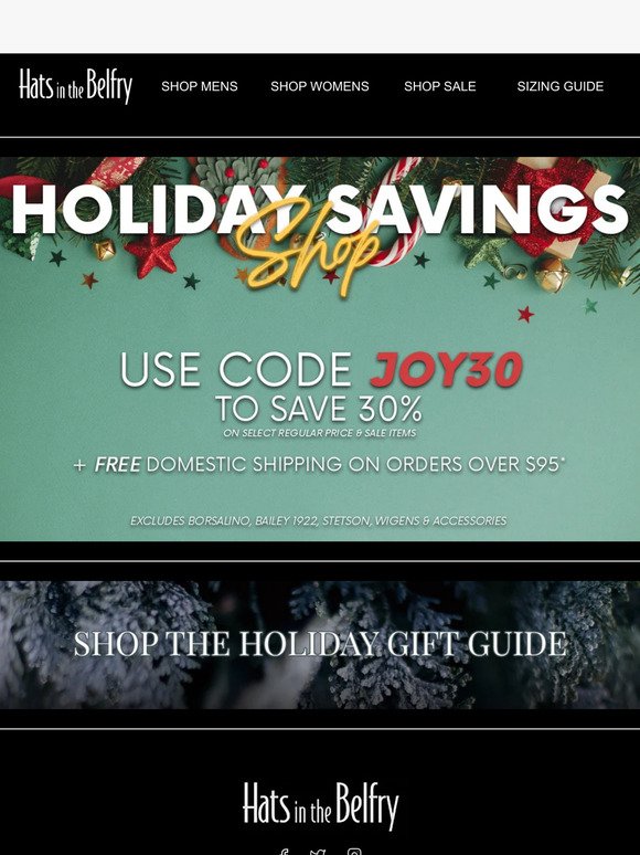 Celebrate the Savings! 30% Off With JOY30