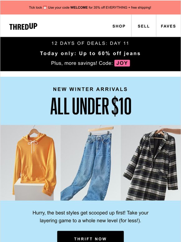 Under $10: 🔥 deals for 🥶 temps