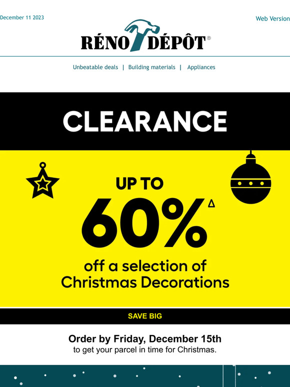 Reno Depot We're clearing out our Holiday inventory! Milled