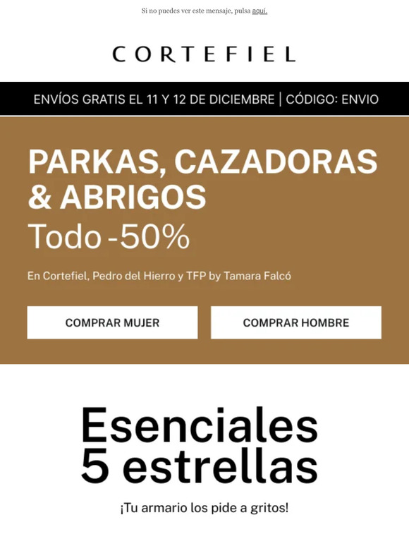 No te lo pierdas ¡TODO -50% en parkas, cazadoras y abrigos!