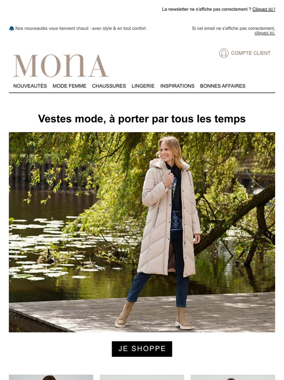 Nouveautés vestes & manteaux pour vous