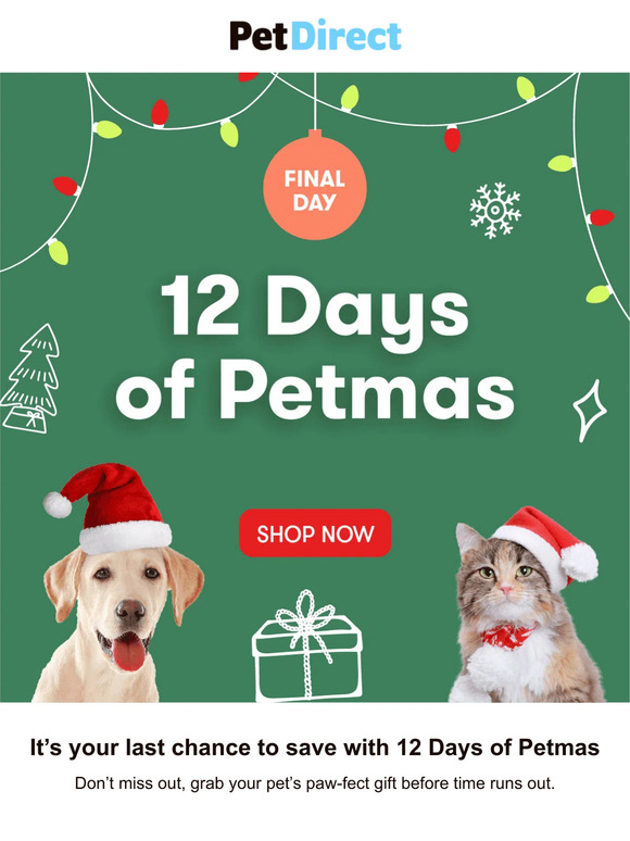 Pet Direct NZ The FINAL DAY Of Petmas Is Here! Don't Miss 20 OFF Milled