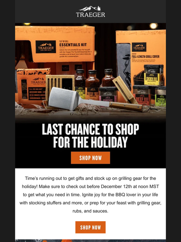 Last Call for Holiday Shopping