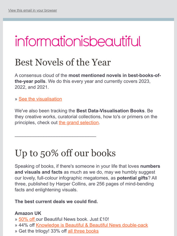 Up to 50% off our beautiful books