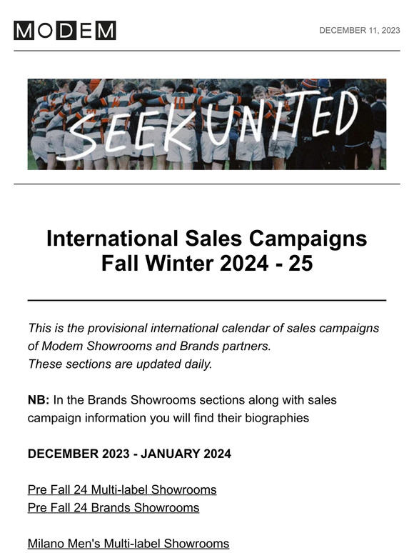 Divacattiva International Sales Campaigns FW 2425, The Trade Shows in