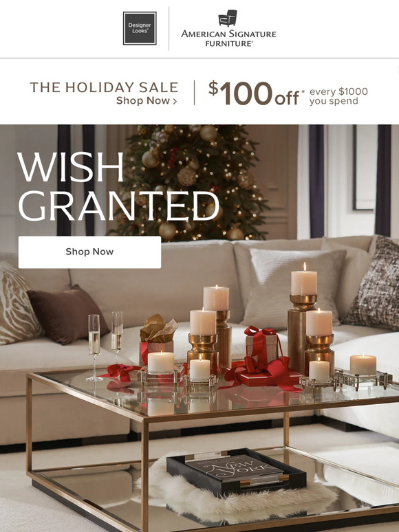 American Signature Furniture Gifts to give yourself 🎁 Milled