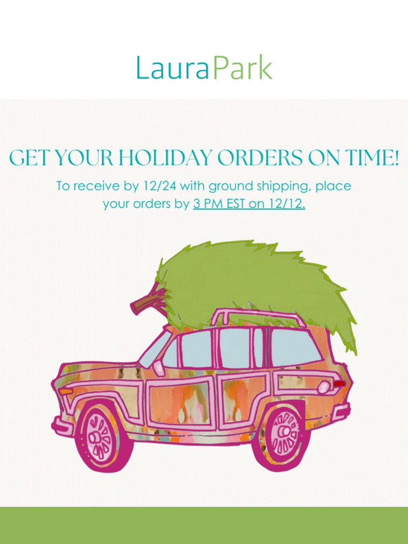 Laura Park Designs Time Is Running Out! Milled