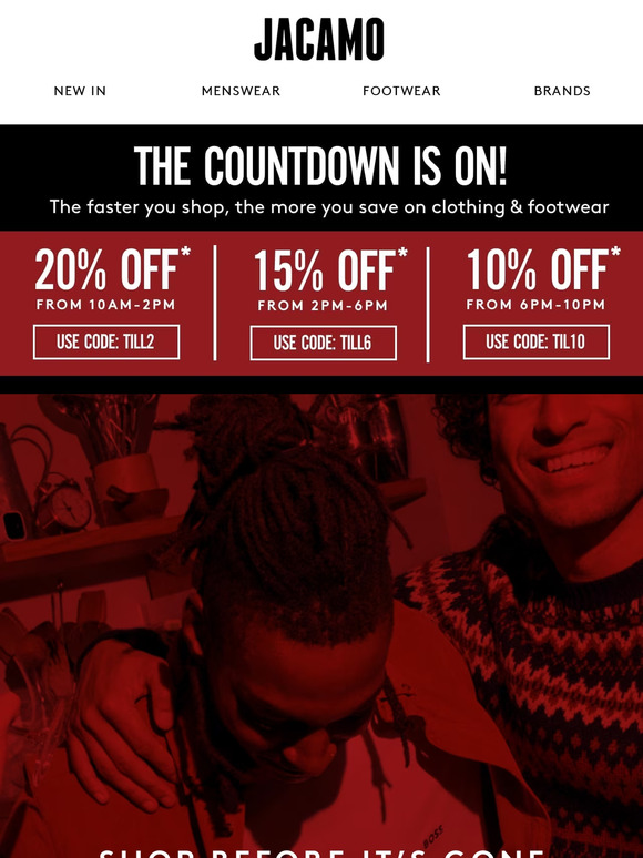 📢 Listen up! The quicker you shop, the more save 🏃‍♂️