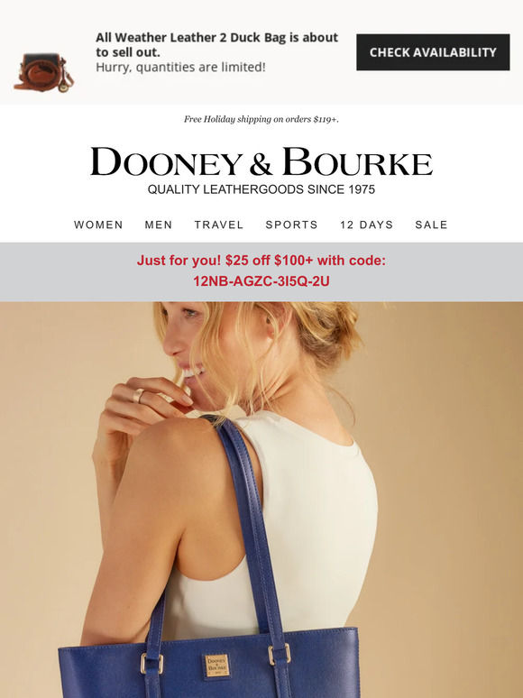 Dooney and Bourke 12 Days These Iconic Dooney Looks Are Up to 55 Off