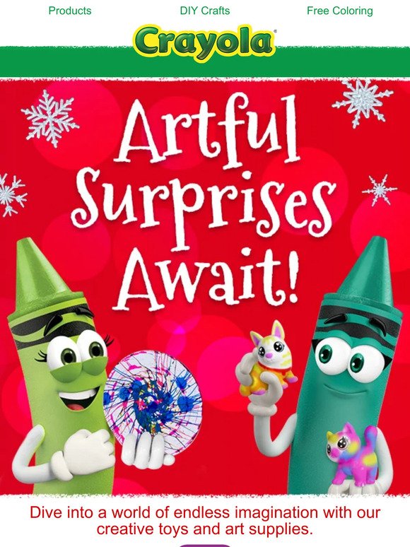 Bring the Festive Spirit Home with our Creative Toys and Art Supplies