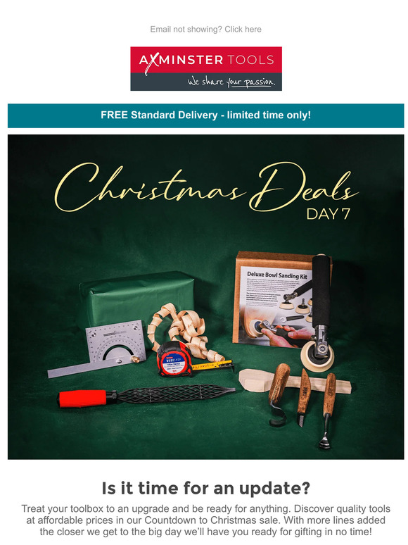 Axminster Tools Christmas Deals Day 7 Milled