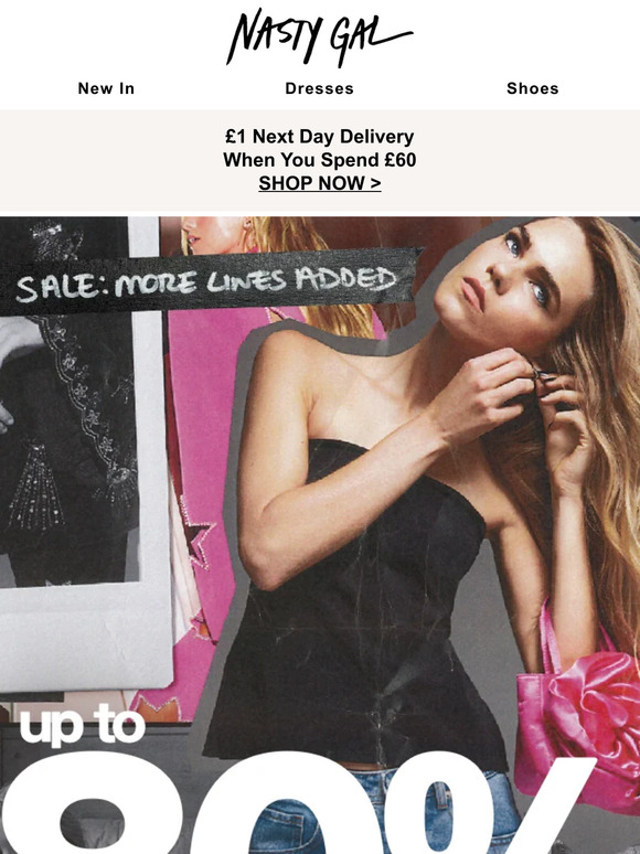 Nasty Gal Email Newsletters Shop Sales, Discounts, and Coupon Codes