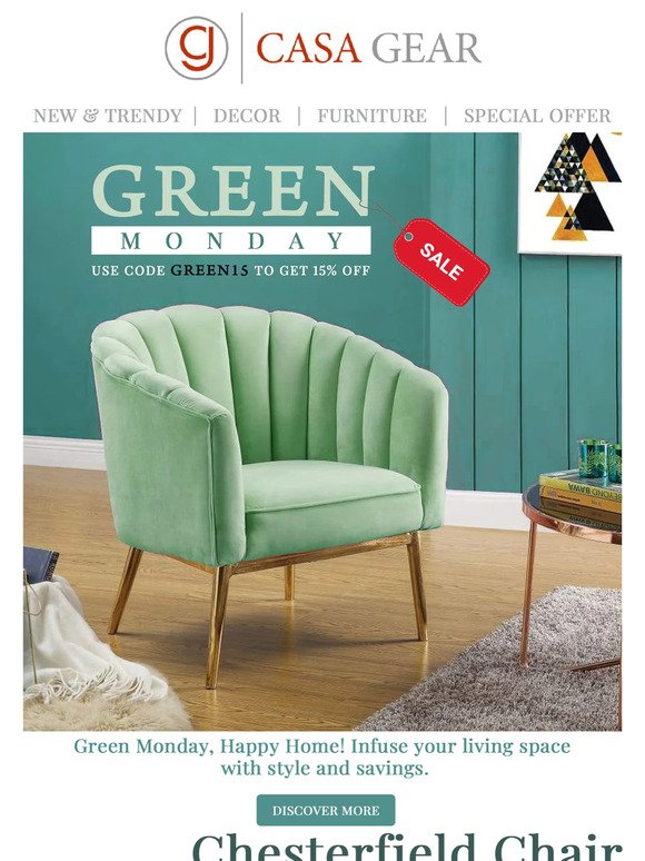 LAST CHANCE for Green Monday! Make the most out of it! Use code: GREEN15