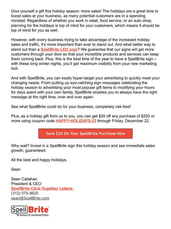 Increase Sales This Holiday Season