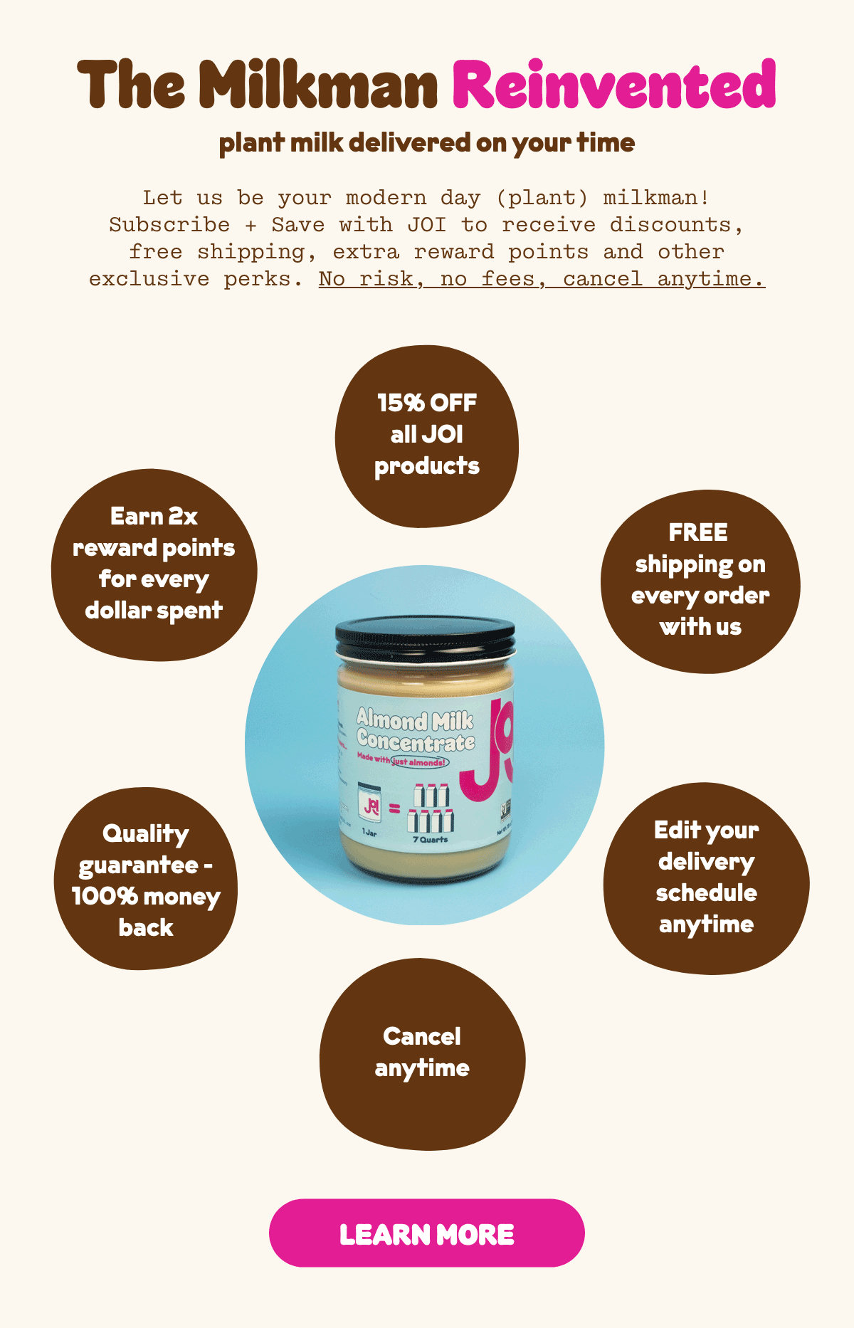 Learn how you benefit from recurring deliveries with JOI