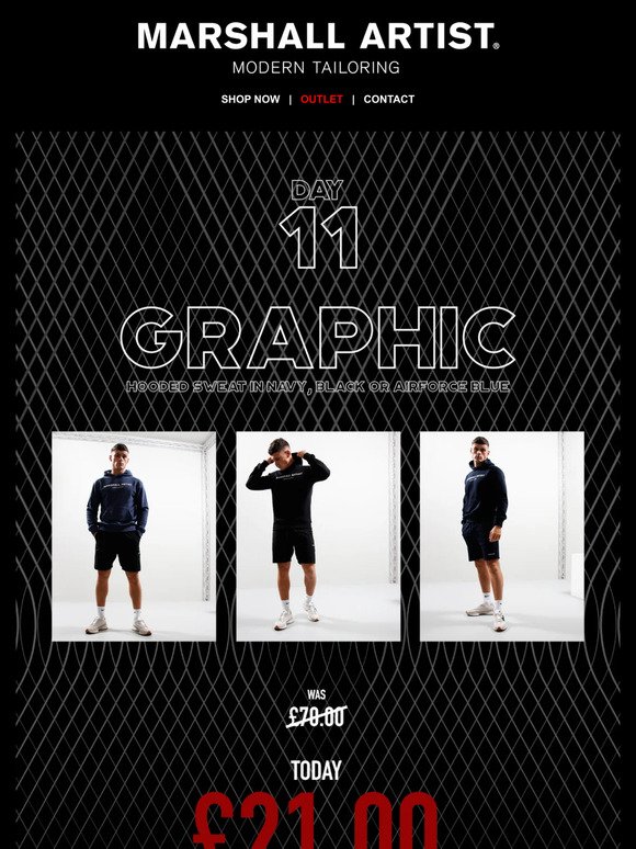 💥DAY 11 - GRAPHIC HOODIE £21.00💥