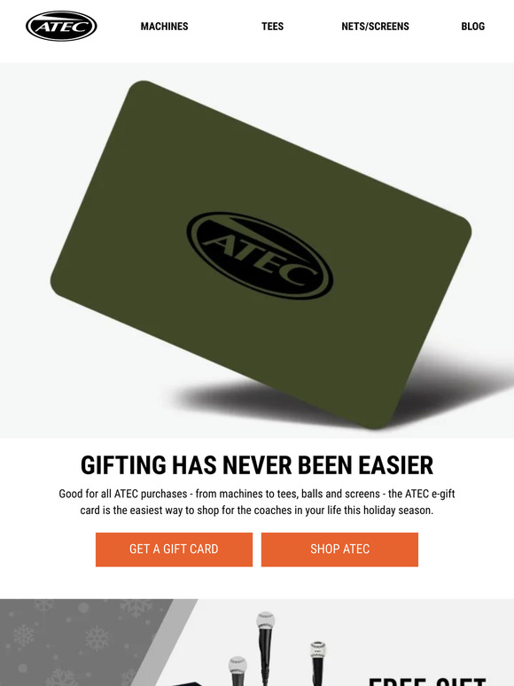 ATEC Gift Cards Make a Great Gift