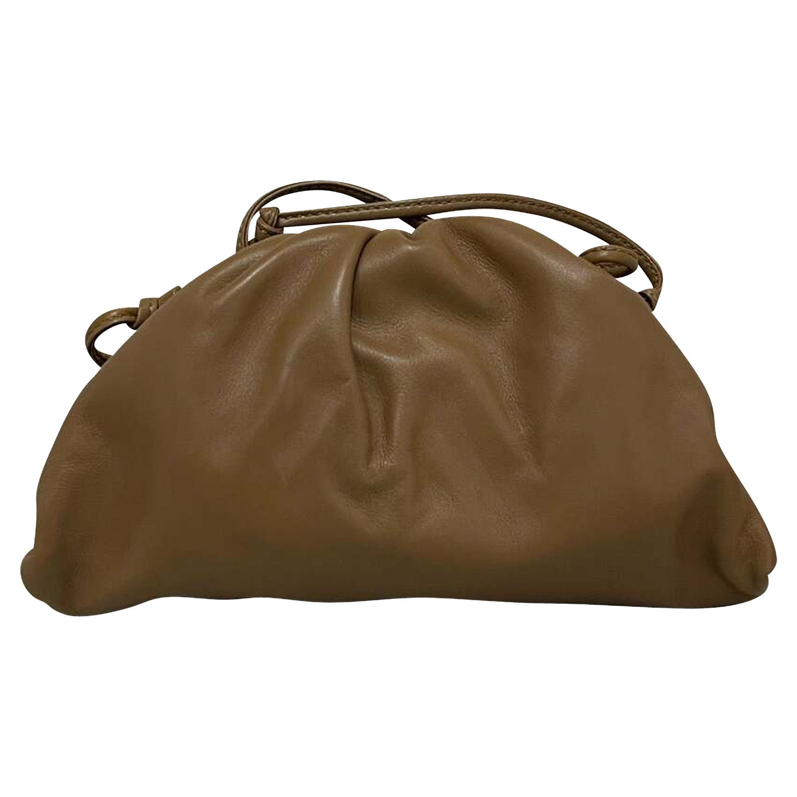 Pouch aus Leder in Ocker