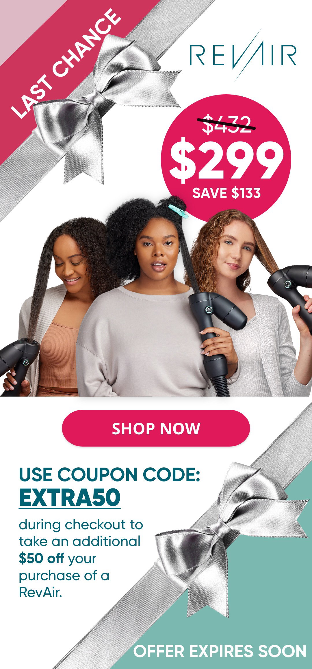 Private Sale $50 off RevAir $299