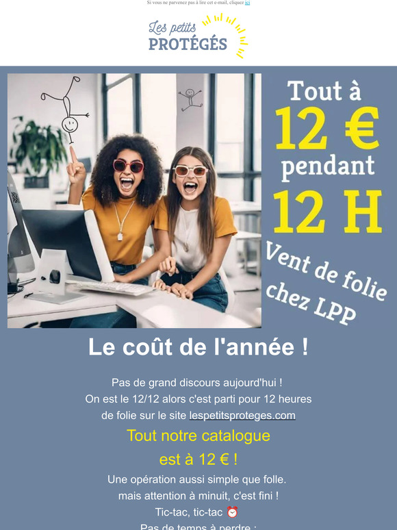 TOUT A 12€, C'EST PARTI ! 🚀