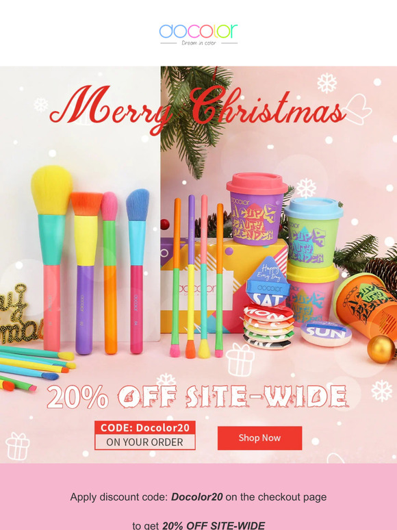 Shop now for Christmas Gifts and 20% Off Site-Wide