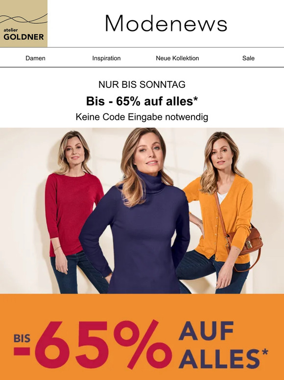 💙 Bis zu -65% auf alles 💛