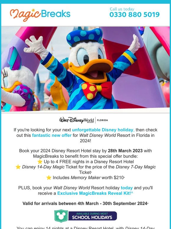 MagicBreaks 🏰 NEW Walt Disney World Resort in Florida 2024 Special