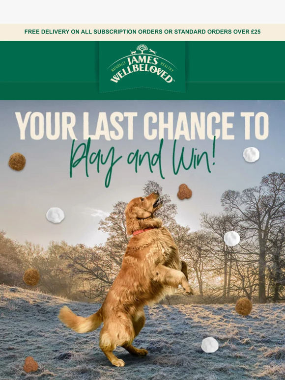 It’s your last chance to play & WIN!