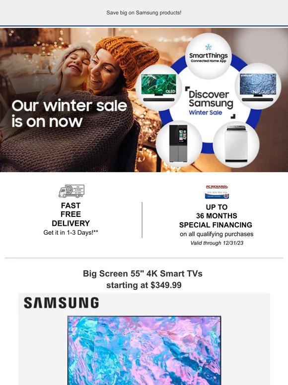 Discover Samsung Winter Sale!