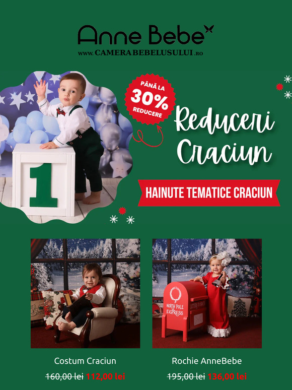 -30% Hăinuțe Tematice Craciun🎅 Extra-Reduceri Surpriză🎁