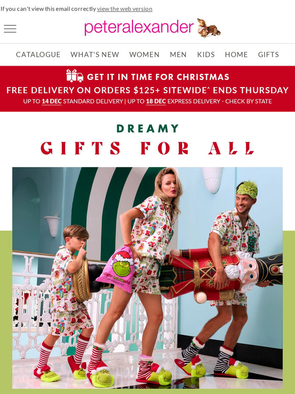 Peter Alexander New Zealand Dreamy gifts for all this Christmas with