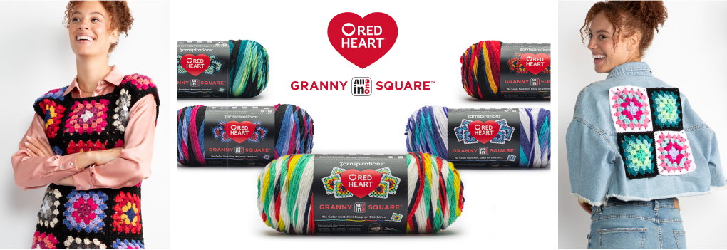 Embrace Your Granny Era! Introducing Red Heart all-in-one Granny