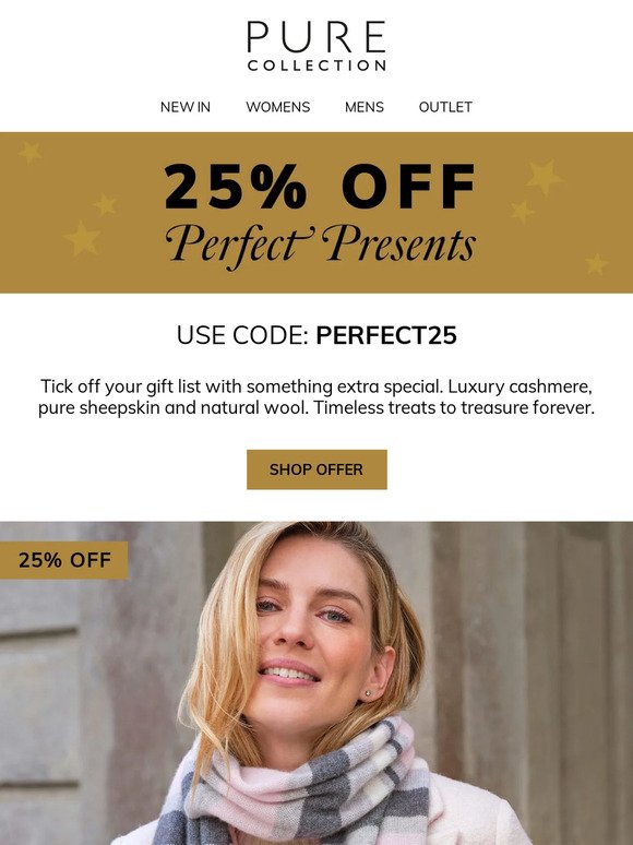Perfect Presents With 25% Off