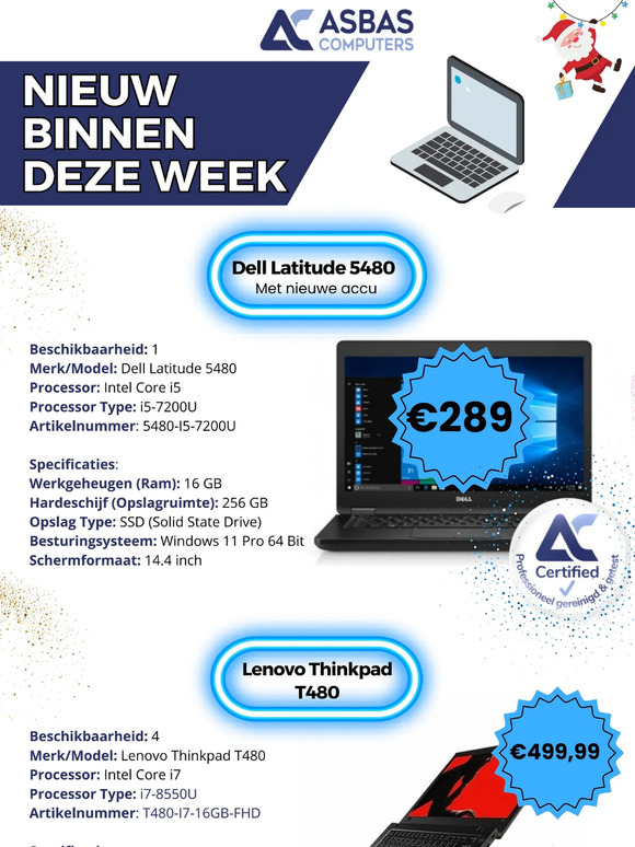 💻 De nieuwste laptops zijn binnen! 💻