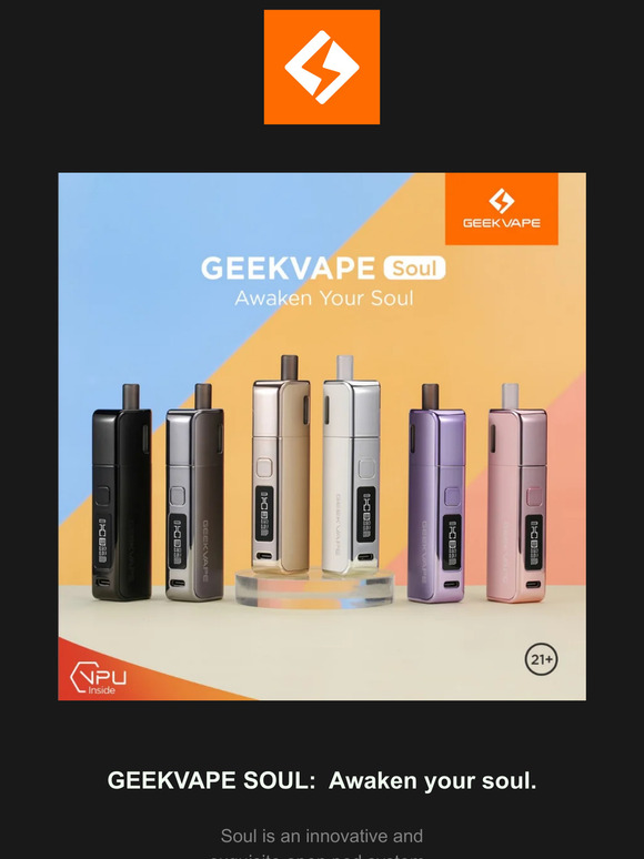 GEEKVAPE Soul :Awaken Your Soul🔥
