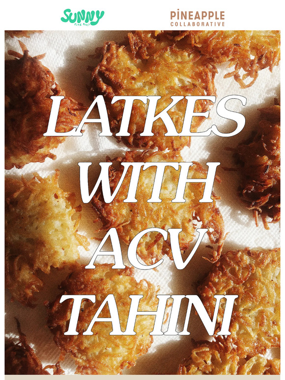 Sunny x Pineapple: The ACV Tahini 😍