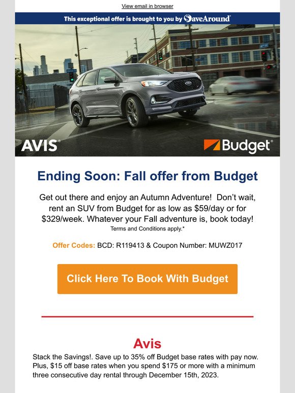 Book Your Budget Car Rental By 12/15 🚙