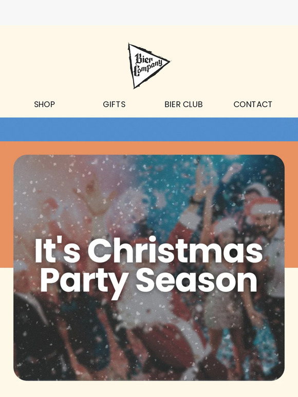 It's Christmas party season 🍻