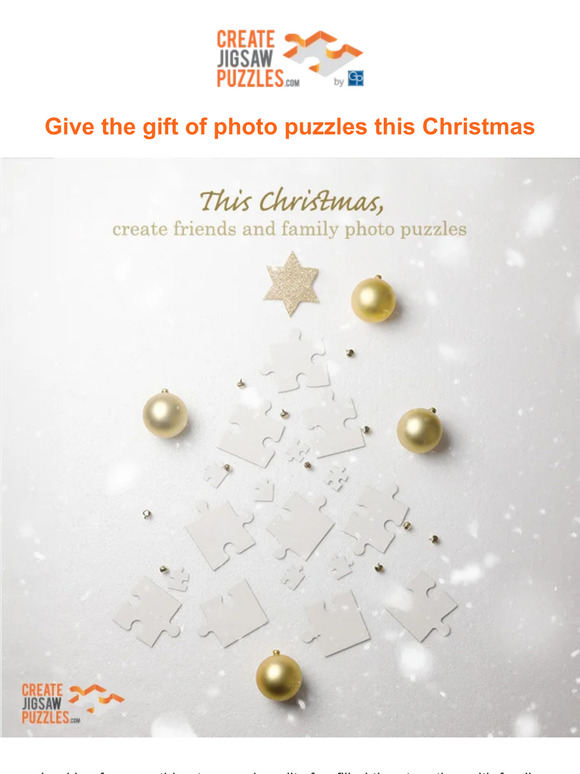 How about putting together a family photo puzzle this Christmas?