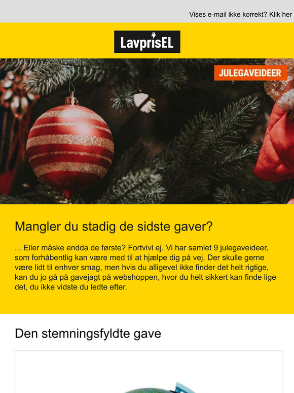 Har du helt styr på julegaverne? 🎁