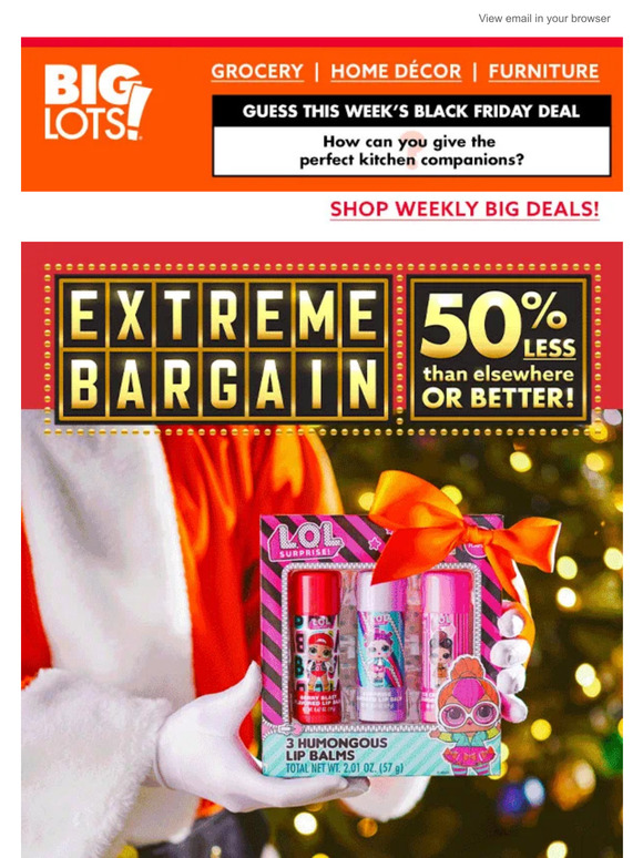 Big Lots! BIG Deals on Everything for Your Home!