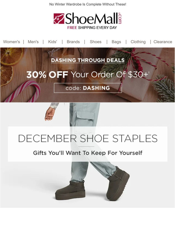 ShoeMall Our Top Styles For December + 30 Off 👈 Milled