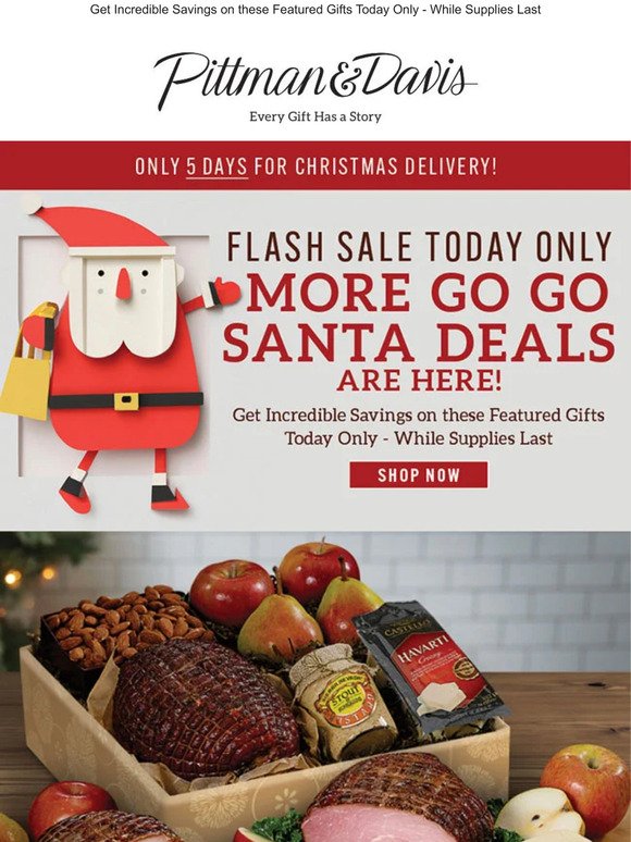 ⚡FLASH Sale Today Only - More Go Go Santa Deals are Here! 🎅🏻