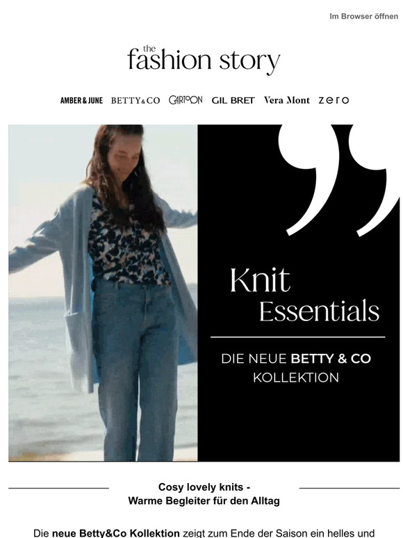 25% auf Sale & neue Kollektion von Betty&Co! 🤩